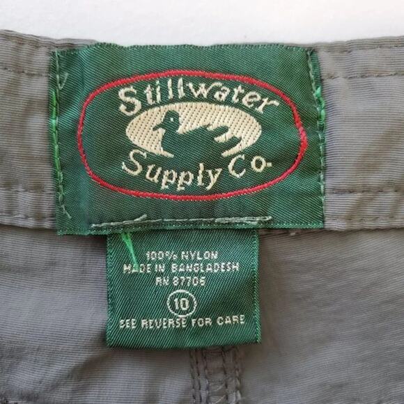 Stillwater Supply Co Outdoor Hiking Pants Womens Size 10 Hunter Green Nylon - Picture 9 of 12